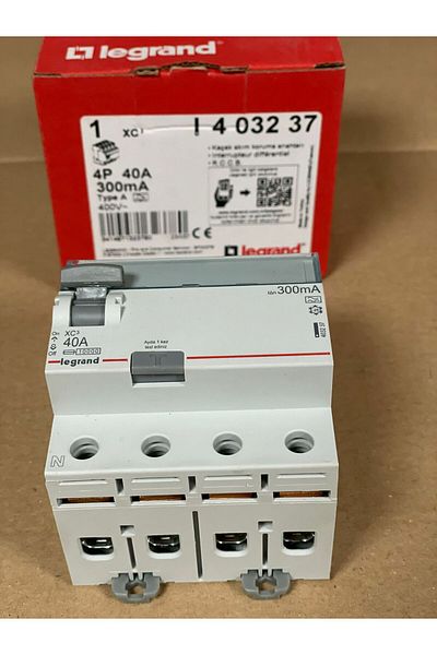 Legrand Legrand Xc3 4X 40A 300Ma Residual Current Protection Switch - Type a 403237