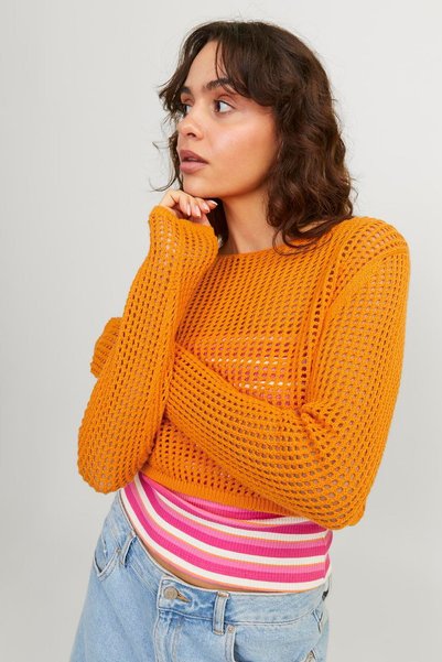 Jack & Jones Pulover Crop Crochet pentru damă - Presley