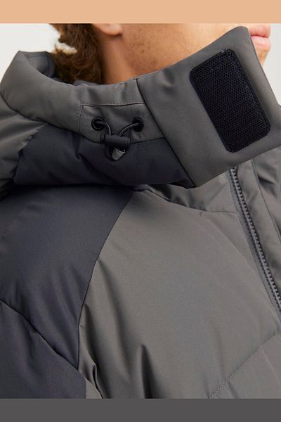 Jack & Jones Ανδρικό παλτό με κουκούλα ανθεκτικό στον άνεμο - Aero