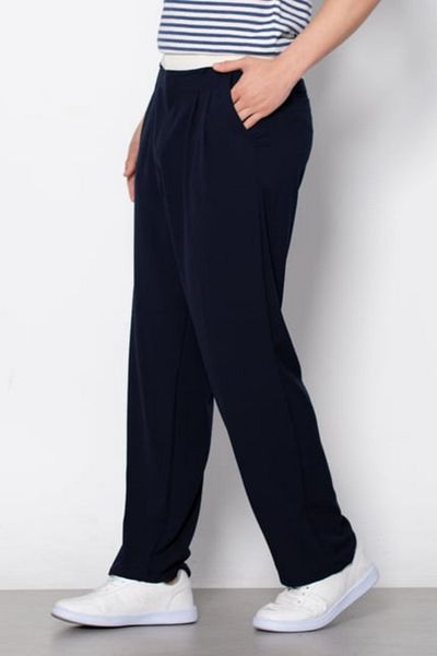 BayBayan Men's Casual Lycra Pocket Fabric High School Pants