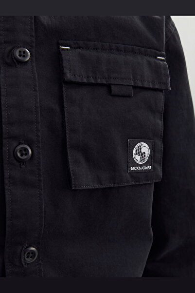 Jack & Jones Παιδικό πουκάμισο με τσέπη στο στήθος - Dust