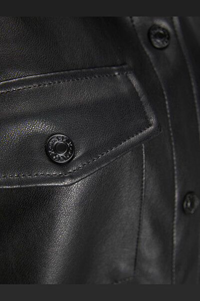 Jack & Jones Luna - Women's Water Resistant Faux Leather Jacket