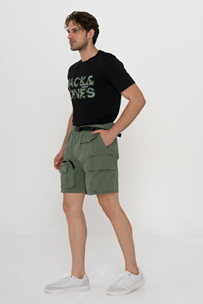 Jack & Jones Erkek Rahat Kesim Kargo Şort - Bill