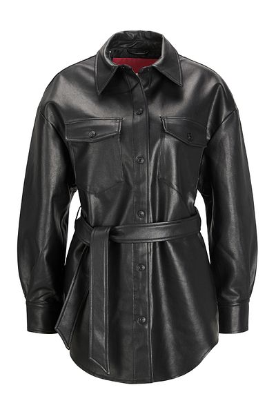 Jack & Jones Luna - Γυναικείο αδιάβροχο τζάκετ από συνθετικό δέρμα