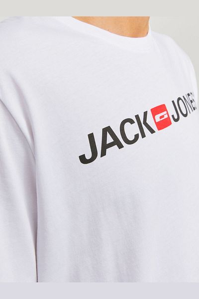 Jack & Jones Ανδρικό μπλουζάκι με λαιμόκοψη Jack&jones Corp Logo Crew Neck