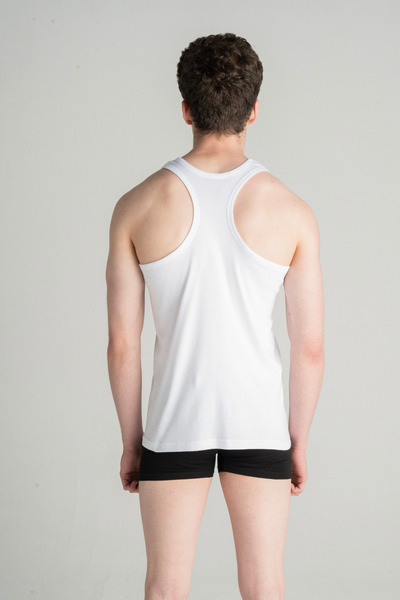 Mercan 100% Cotton 6-Piece Men's Athlete Underwear White