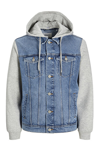 Jack & Jones Чоловіча джинсова куртка з капюшоном - Jean