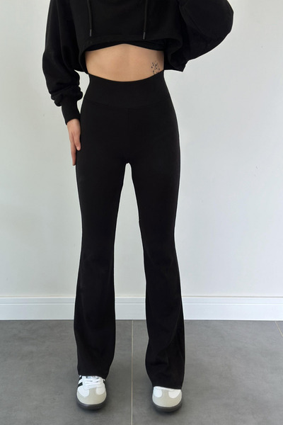 Ersoy Women's Combed Cotton Lycra Comfortable Long Leggings