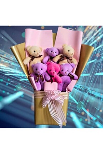 Çelik Teddy Bear Bouquet