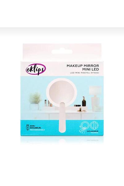 eklips MİNİ LED ŞARJLI MAKYAJ AYNASI YUVARLAK