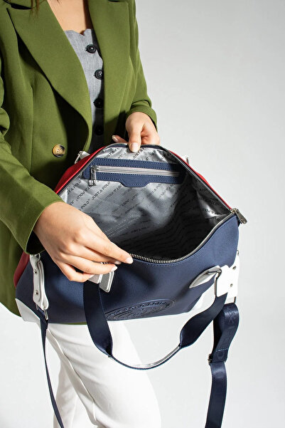 Just Polo Women's Sports Model Luggage Large Size Long Strap Hand and Shoulder Bag 236011 Pc