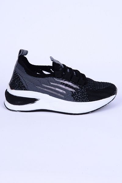 WALKWAY Ravello Mesh Talpă confortabilă Pantofi sport casual pentru băieți afumati negru