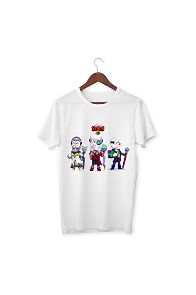 ALPŞAN TİCARET Brawl Stars Byron Kids Adult White T-shirt Unisex dečija majica