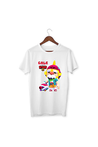 ALPŞAN TİCARET Brawl Stars Gale Kids Adult White T-shirt Unisex dječja majica
