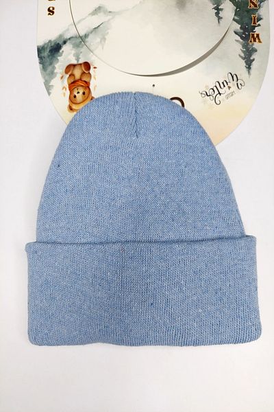 Hanece Kids Plush Ice Blue Teddy Bear Boys' Beret