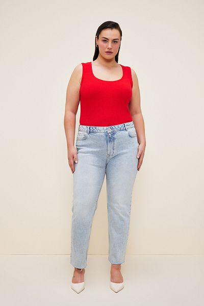 Love My Body Pantaloni din denim cu 5 buzunare
