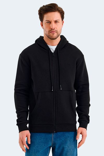 Slazenger Μαύρο ανδρικό φούτερ VONDA