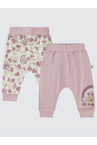 Civil Baby 6-18 Months Baby Girl Lilac Single Bottom Set of 2 Without Booties