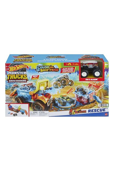 HOT WHEELS MONSTER TRUCK ARENA SMASHERS SHIFTERS CULOARE SALVAREA LUI 5ALARMA