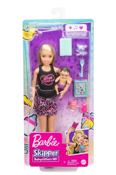 Barbie PAPUSA SKIPPER FIRST JOBS BABYSITTER PAPUSA BLONDA