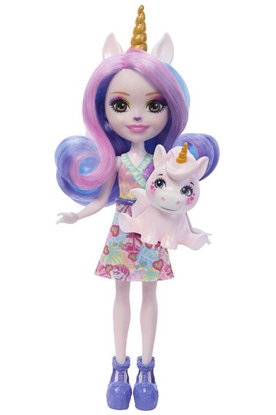 Enchantimals PAPUSI SI ANIMALUTE ULIA UNICORN SI PACIFICA