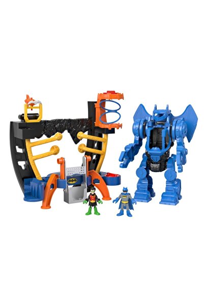 FISHER PRICE IMAGINEXT DC SUPER FRIENDS BATMAN ROBOT AND COMMAND CENTER