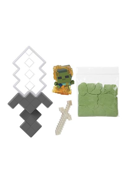 MINECRAFT MINI MODE SET EXPLORARE MINIERA GRI SI ALB