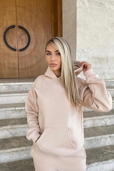 BayBayan Γυναικείο Σετ Φόρμας Basic Model Loose Fit με ελαστικά πόδια