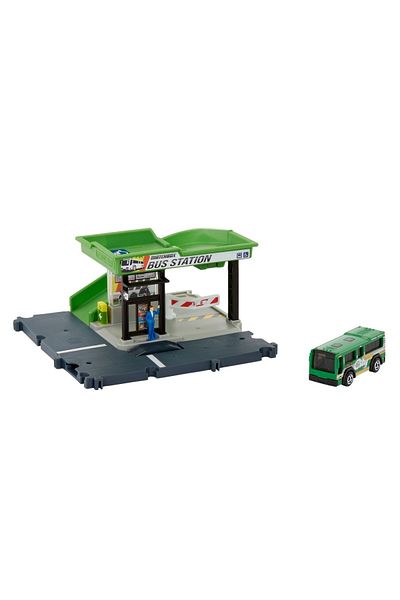 Matchbox SET ACTION DRIVERS STATIA DE AUTOBUZ