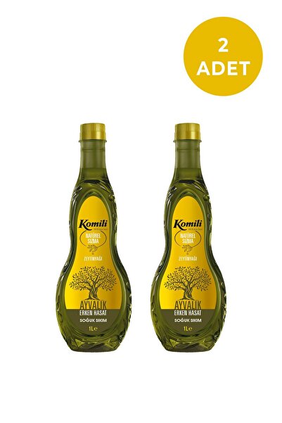 Komili Ayvalık Erken Hasat Naturel Sızma Zeytinyağı 1 Lt *2 Adet