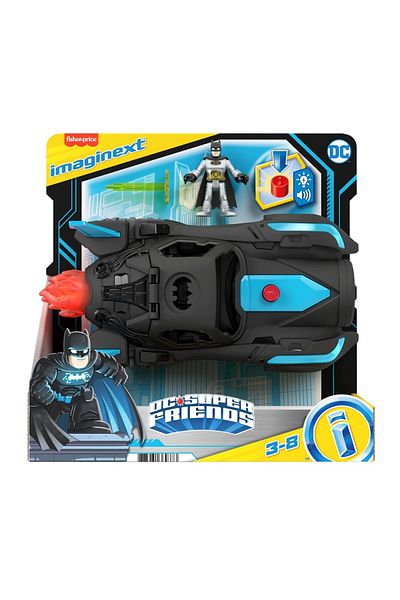 FISHER PRICE IMAGINEXT DC SUPER FRIENDS VEHICUL BATMOBIL DELUXE