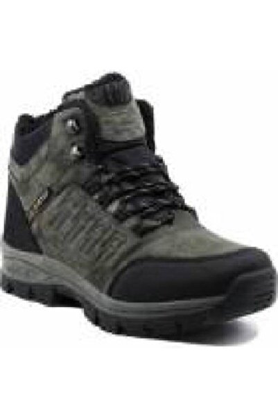 XStep Erkek Siyah Spor Kauçuk Taban Kışlık Trekking Ayakkabı