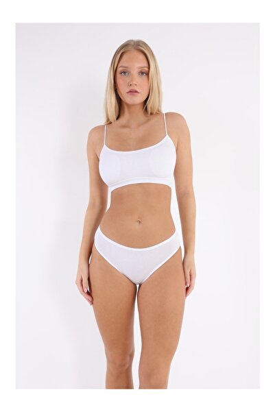 ELİT zümrüt Γυναικεία εσώρουχα, ψηλόμεση μαύρο βαμβακερό μαλακό ύφασμα 6 τεμα...