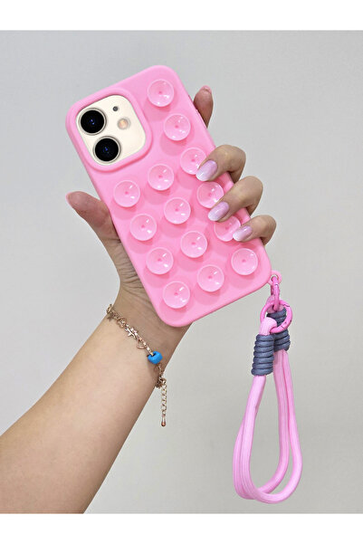 OSG iPhone 12 Ve 12 Pro Uyumlu Vakum Özellikli Düz Yüzeylere Yapışabilen Renk...