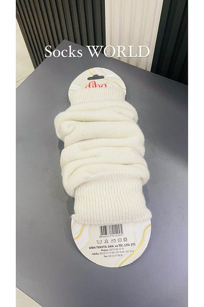 Diba Cream Colored 71% Wool 20% Cotton Women's Knee Pads