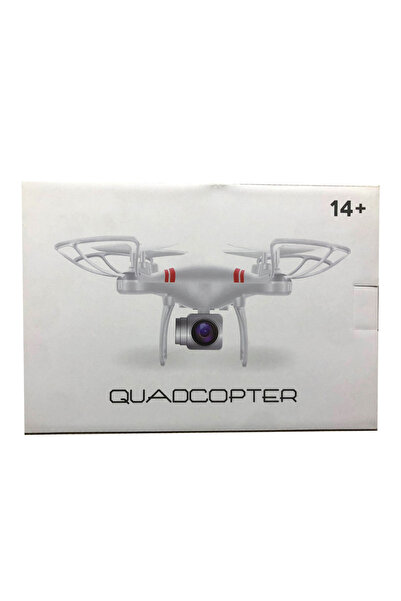 Fab N Funky Classic Remote Control Drone - Altitude Hold, Safety Frame, Red, for Ages 14+