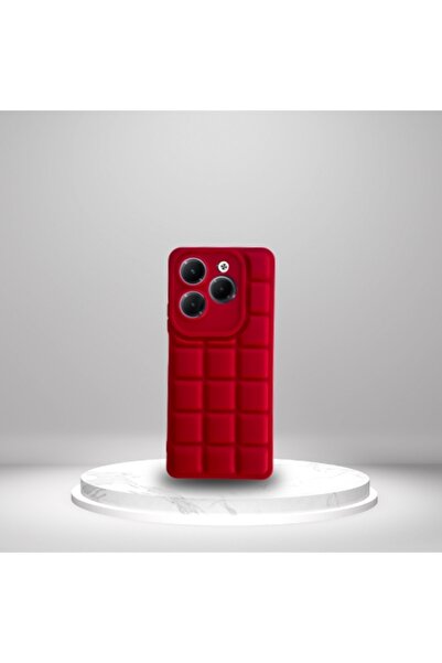 Skygo Infinix hot 40 compatible silicone madlen case red
