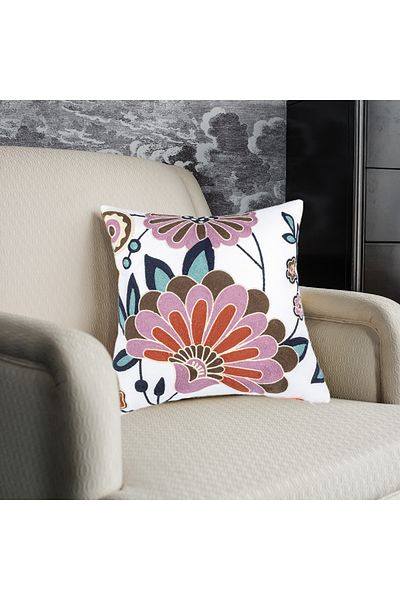 Donetella 1- Piece Modern 45x45 Throw Pillow Cover -,Decorative Covers for Cushions, Filling Not Included