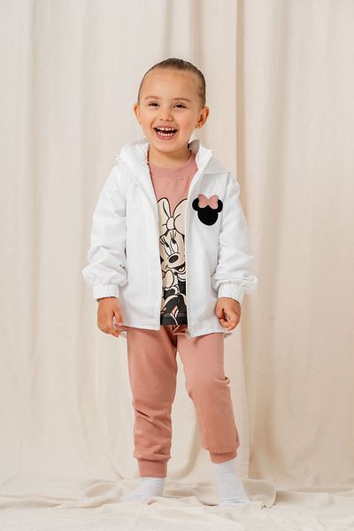 ZİMBOO Baby Girl Hooded Bow Rain Cover Set of 3