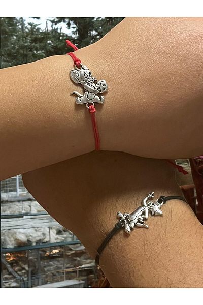 EFAYNU Tom and Jerry Friend Bracelet - Dear Combination, 2 Pieces
