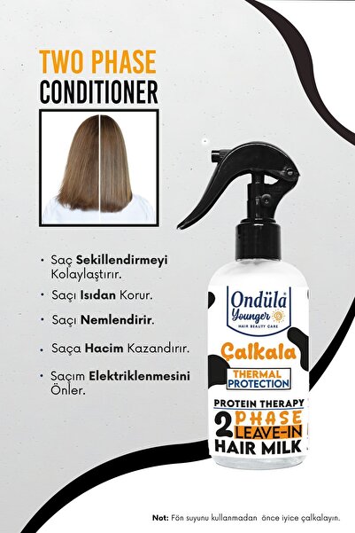 Ondüla Milk Therapy Protein | Güçlendirici Etki | Isı Koruyucu Çift Fazlı Fön...