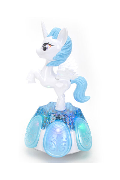 Fab N Funky سيارة كهربائية Fab N Funky Unicorn LD-133a تدور 360 درجة، وأضواء ...