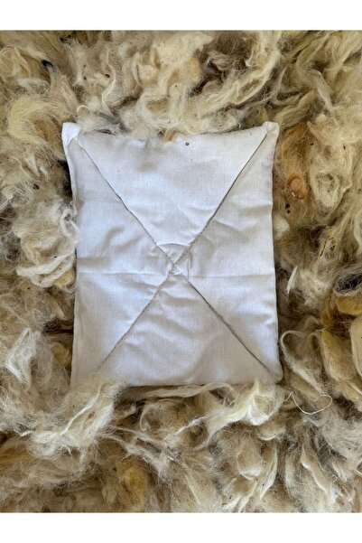 Genel Markalar Yıkanmamış Koyun Yünü Dolgulu 25×30 cm Yün Yastık – Doğal, El ...