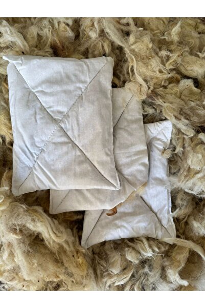 OEM 3’lü 25x30 Yıkanmamış Koyun Yünü Dolgulu & Yastığı – Bebek & Yetişkin Doğal