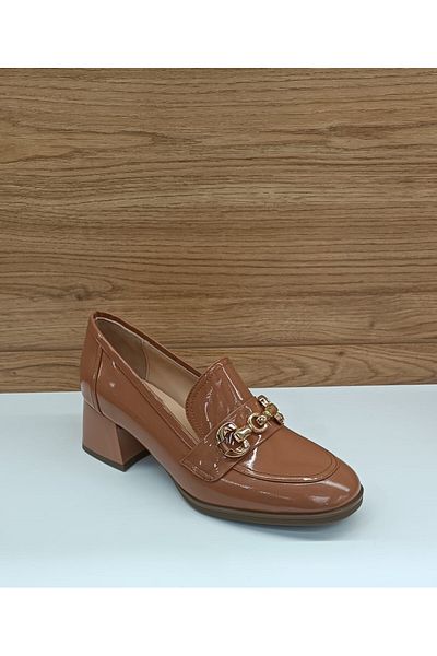 Greyder 59171 Powder Patent Leather Genuine Leather Loafer Casual Women's Shoes