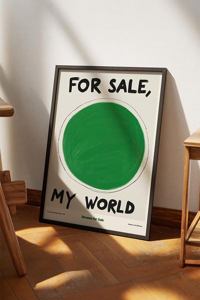 House Gorgeous Dreams For Sale Poster cu design colorat modern fără încadrare Colecția Dolce Vita