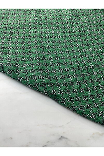 ipekkumaş Yeşil Şanel Elbiselik Kumaş Ürünümüz Adet Olarak Satılır 1 Adet 1 M...