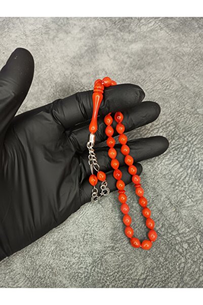 Mos Tespih Mărgele de rugăciune de chihlimbar tăiat în orz