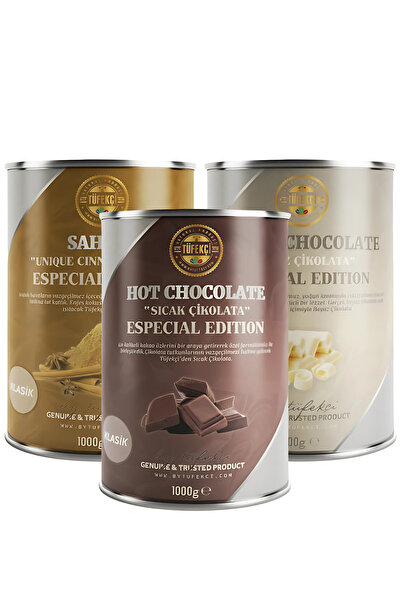 By Tüfekçi 3'lü Avantajlı Kış Paketi (SICAK ÇİKOLATA-BEYAZ SICAK ÇİKOLATA-KLA...