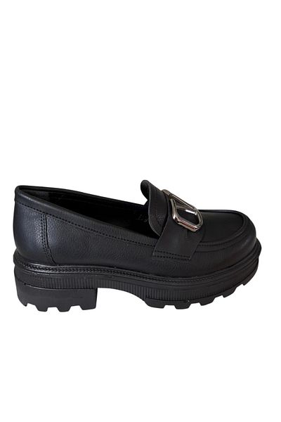 Endless Pantofi negri Mocasini de damă